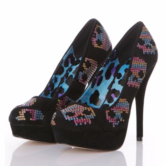 Iron Fist Sugar Hiccup Platform Pumps In Black - Picture 1 of 3